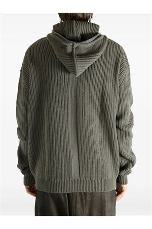 Grey wool hoodie RICK OWENS | RU02E1647KWV34